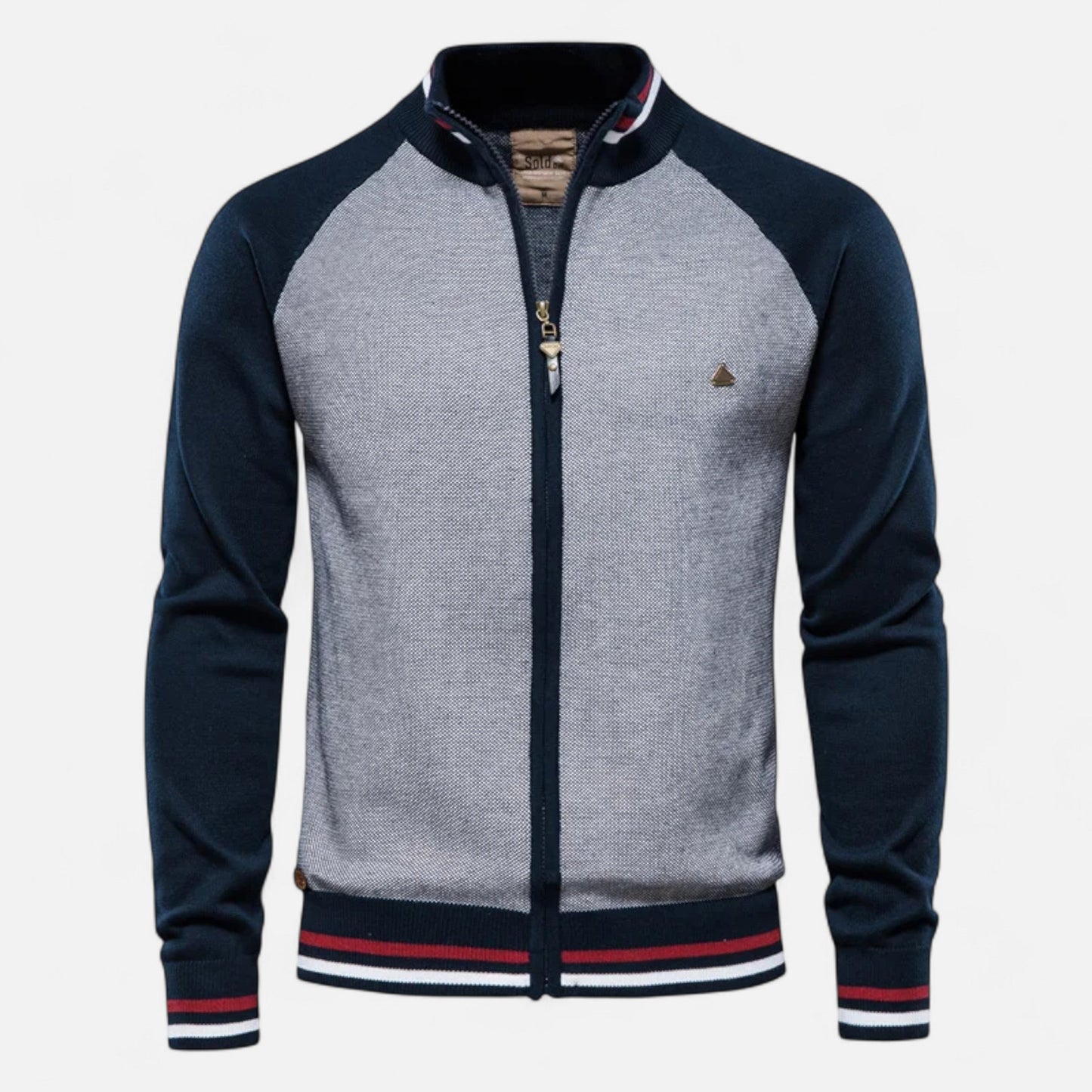 Classic Crew Neck Dual Color Sweater