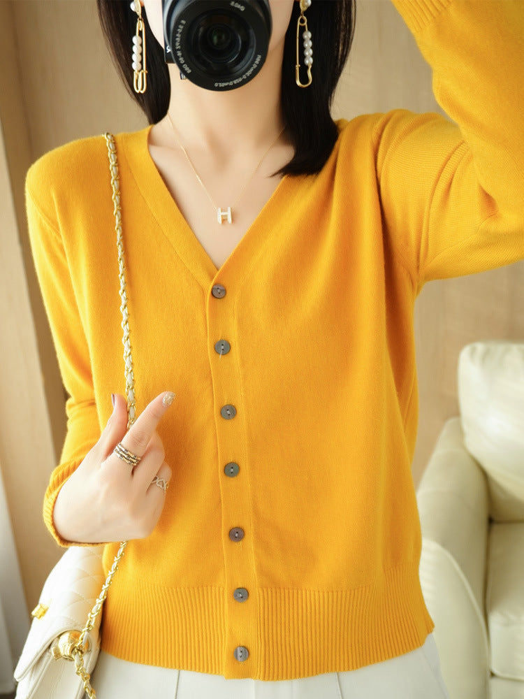 Cozy Women's Open Front Long Sleeve Cardigan Sweater