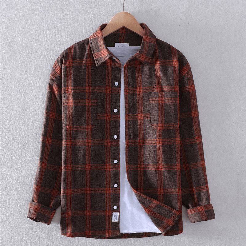 Comfortable Plaid Flannel Shirt for Men
